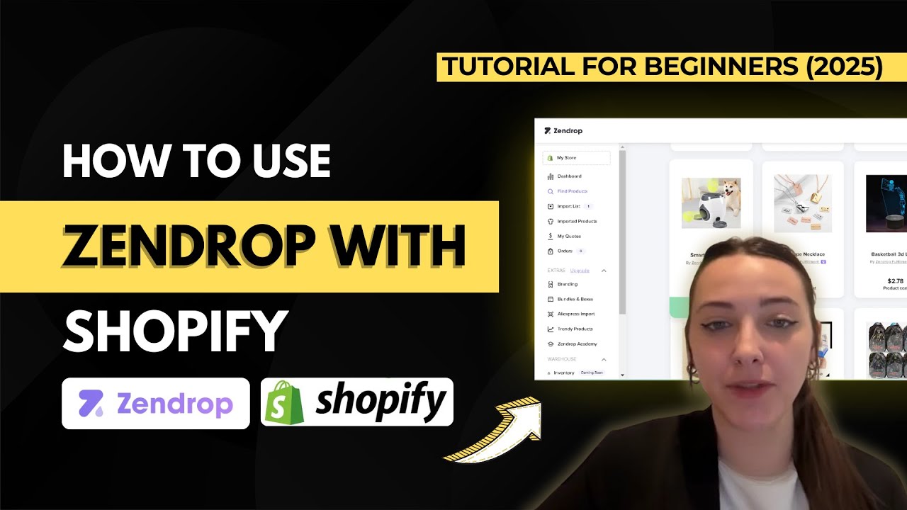 How to Use Zendrop with Shopify: Full Tutorial for Beginners (2025) | Product Sourcing & AI Tools