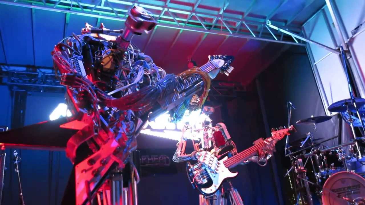 Iron Man by Compressorhead at Beakerhead Calgary 2013