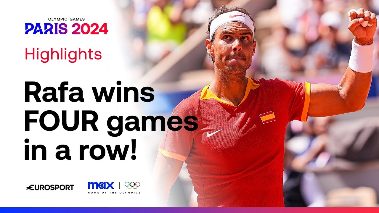 Rafael Nadal SHOWS HIS CLASS against Novak Djokovic! 🔥 | #Paris2024 #Olympics