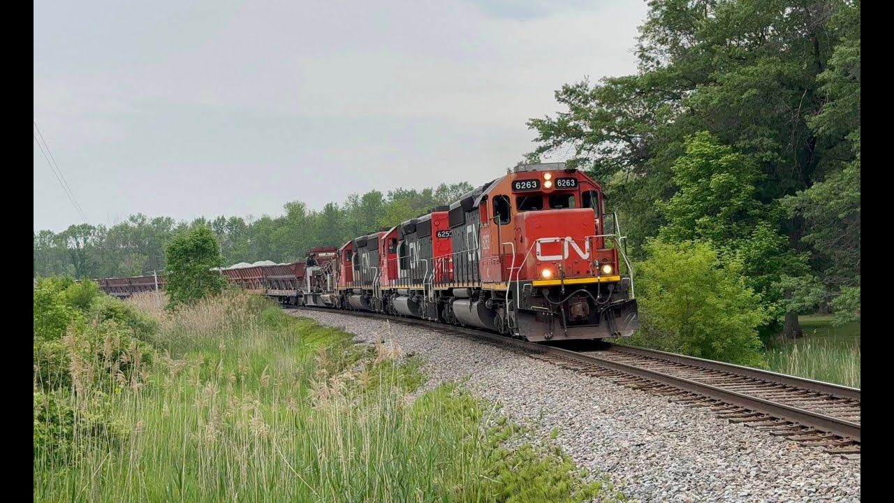 CN Ballast Train Chase - Green Bay to Oconto, WI 6/11/2025