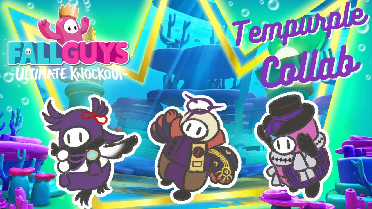 【Fall Guys】ПАДАЕМ С МОИМИ ФИОЛЕТОВЫМИ ПАРНЯМИ МАГНИ И БЕТТЕЛ #holoTEMPUS #Banzoinhakka【RU】