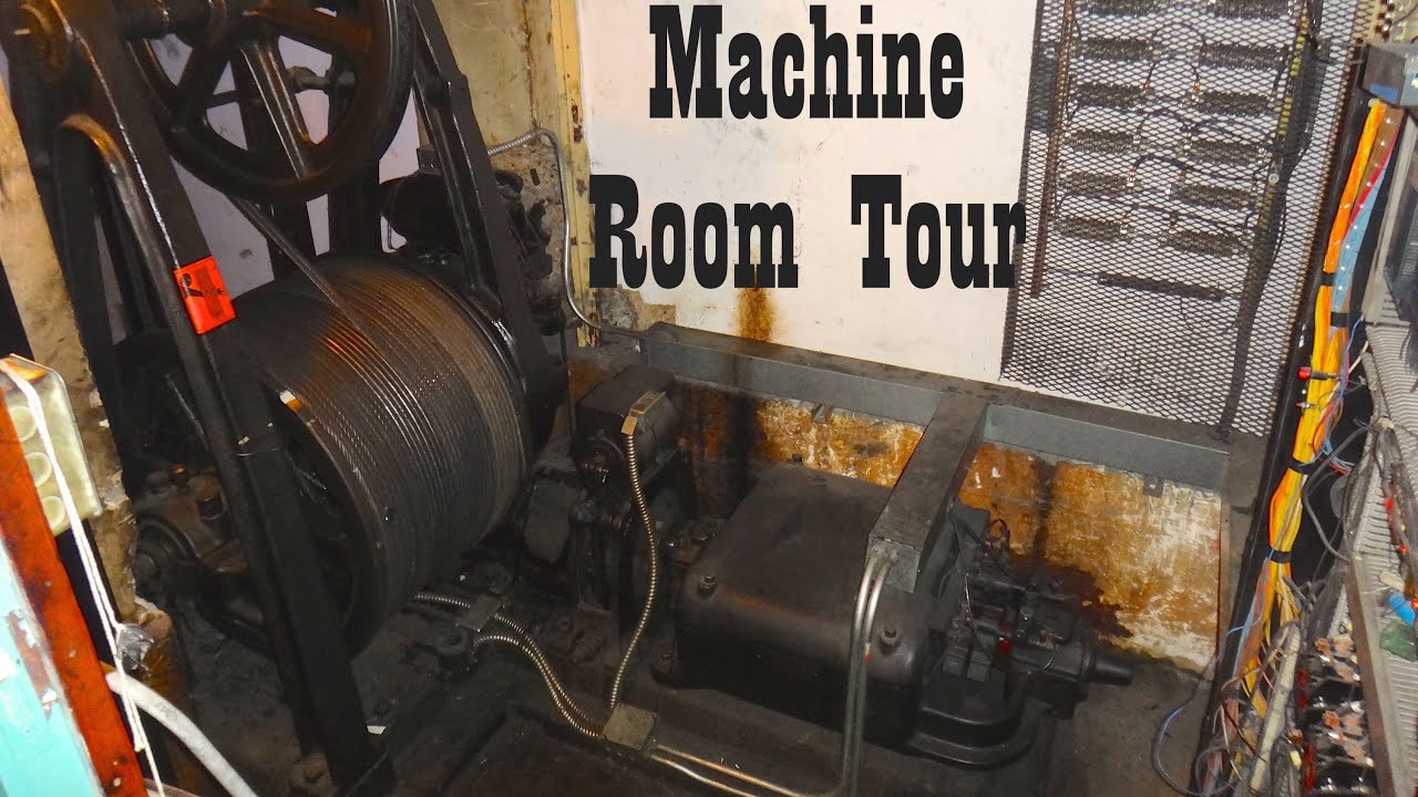 Экскурсия по машинному отделению: 100-летний лифт Otis