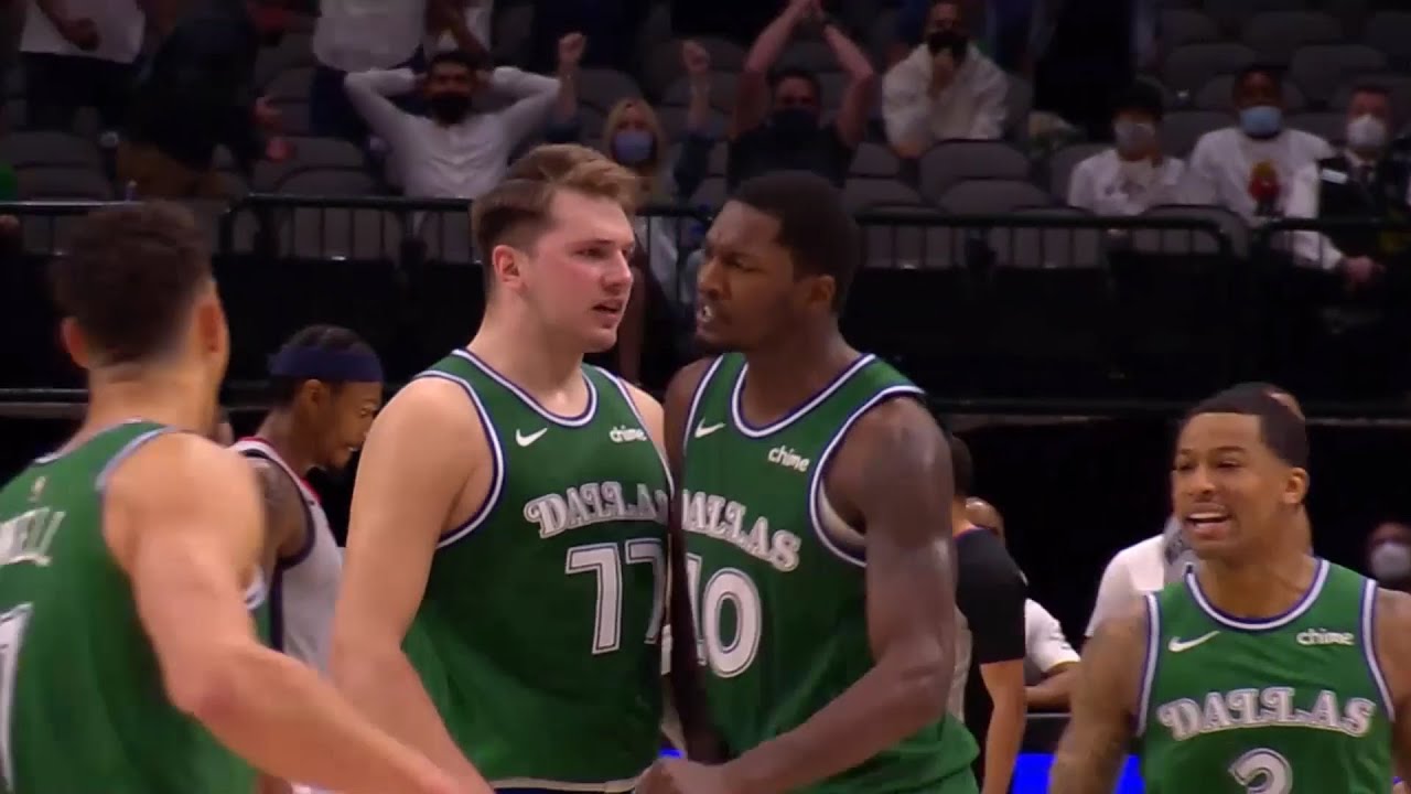 Luka Doncic records his career high 20th assist & Finney Smith hits game-winning shot