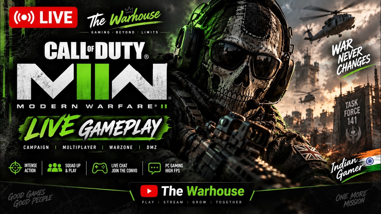 🔴 MODERN WARFARE 2 LIVE 🔥 | MW2 Multiplayer Gameplay | 4K Ultra Graphics | The Warhouse