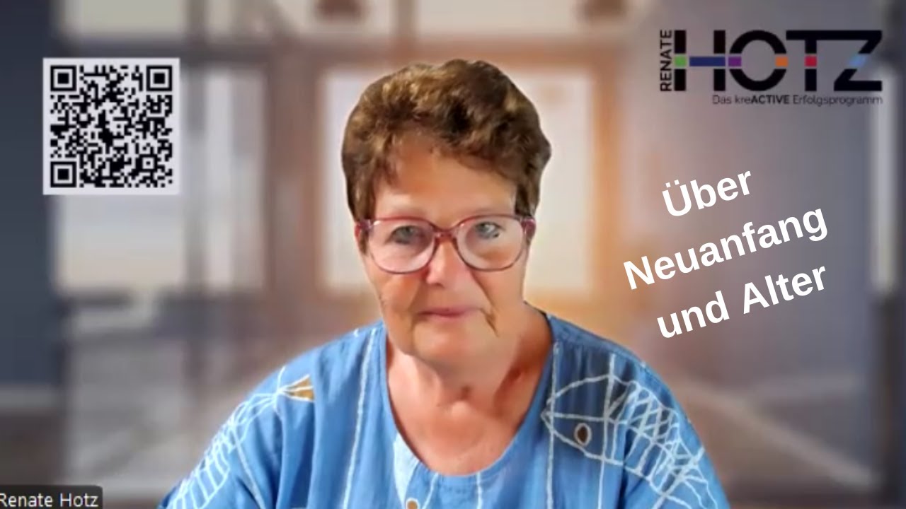 Zu alt f&uuml;r ein neues Business?&ldquo; &ndash; Renate Hotz r&auml;umt mit diesem Mythos auf.