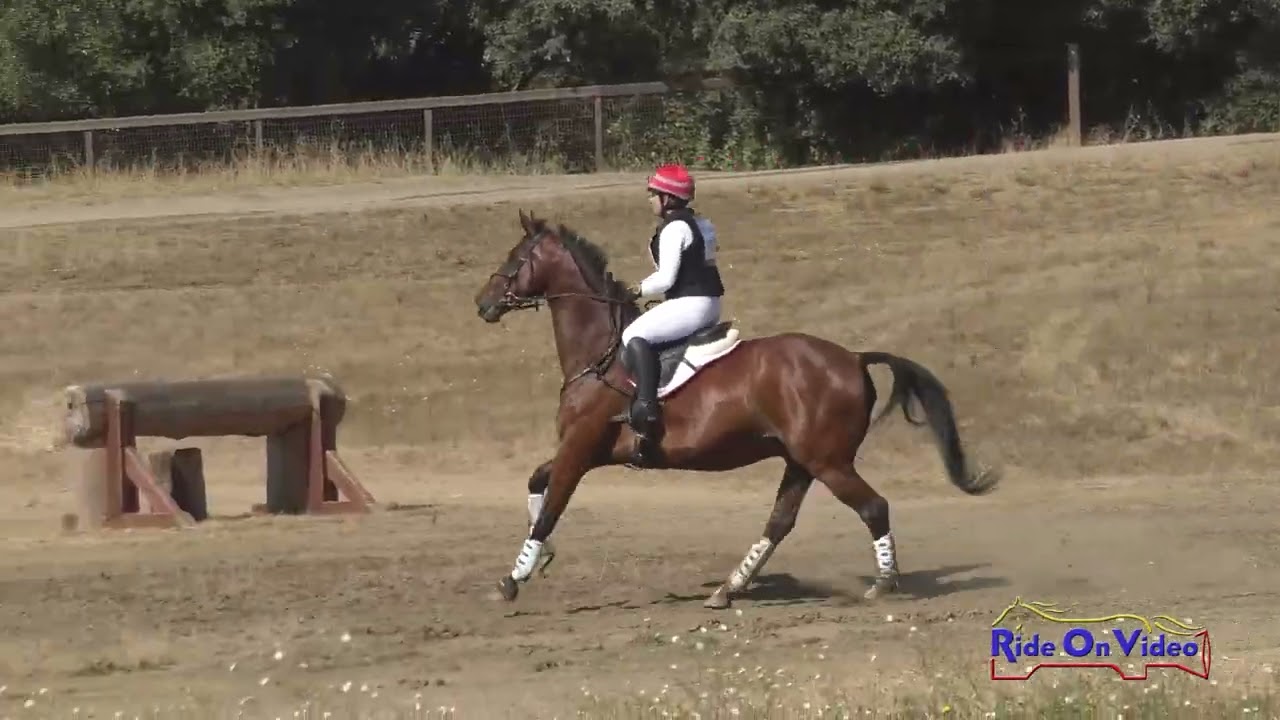 012XC Sami Clark on Woodland's Be Dignified Open Preliminary Cross Country Woodside August 2024