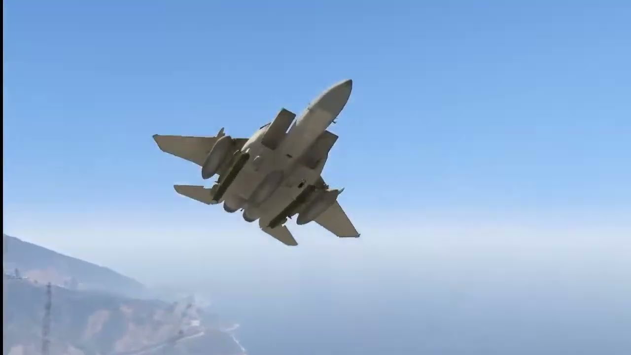 USA Fighter Jets & Irani Helicopters Attack on Israeli Military Convoy & Airport of Tel-Aviv - GTA 5