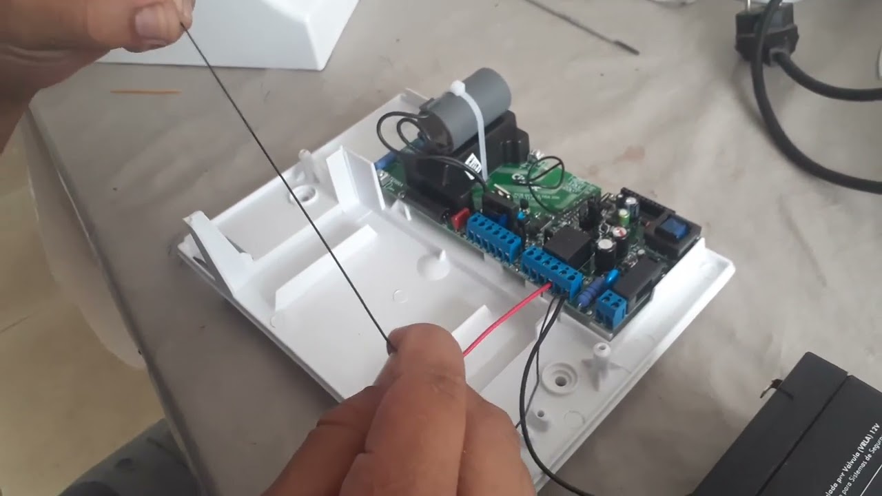 CONECTAR SENSOR COM FIO EM CENTRAL  GCP ULTRA 20K