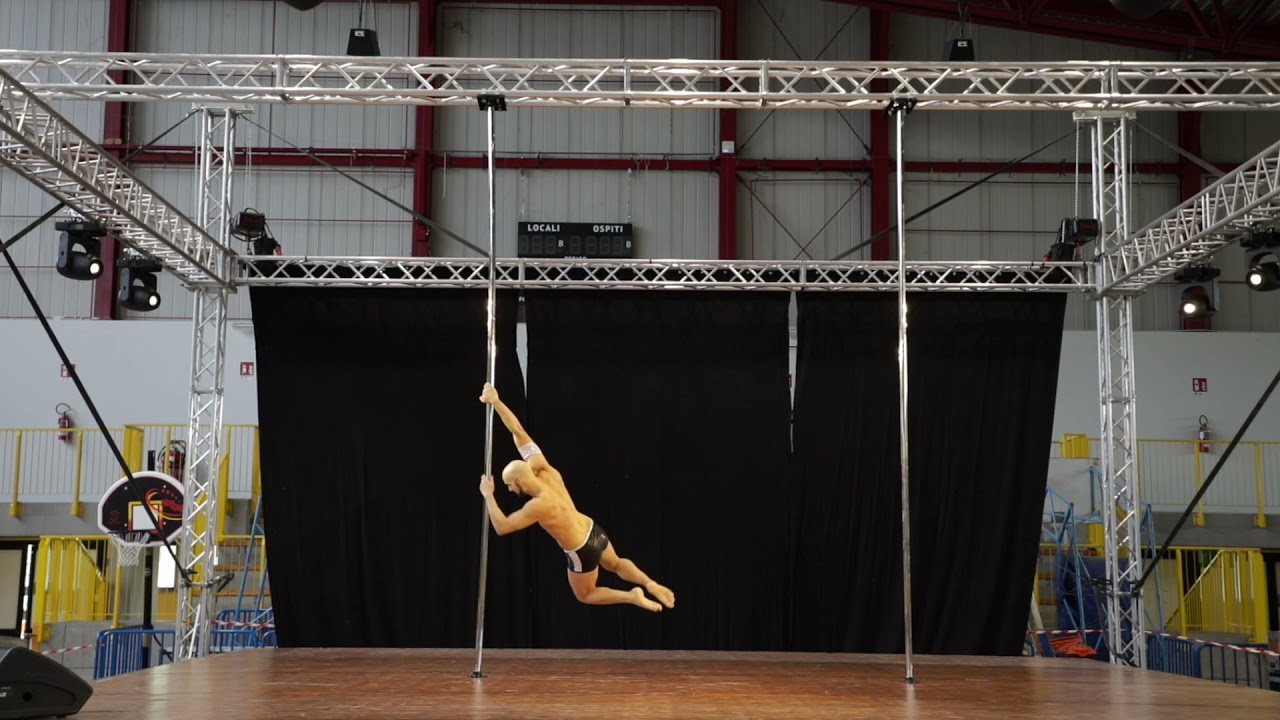 Fratini Giacomo, campionato Italiano di pole sport POSA 2020.  1°classificato senior man competitive