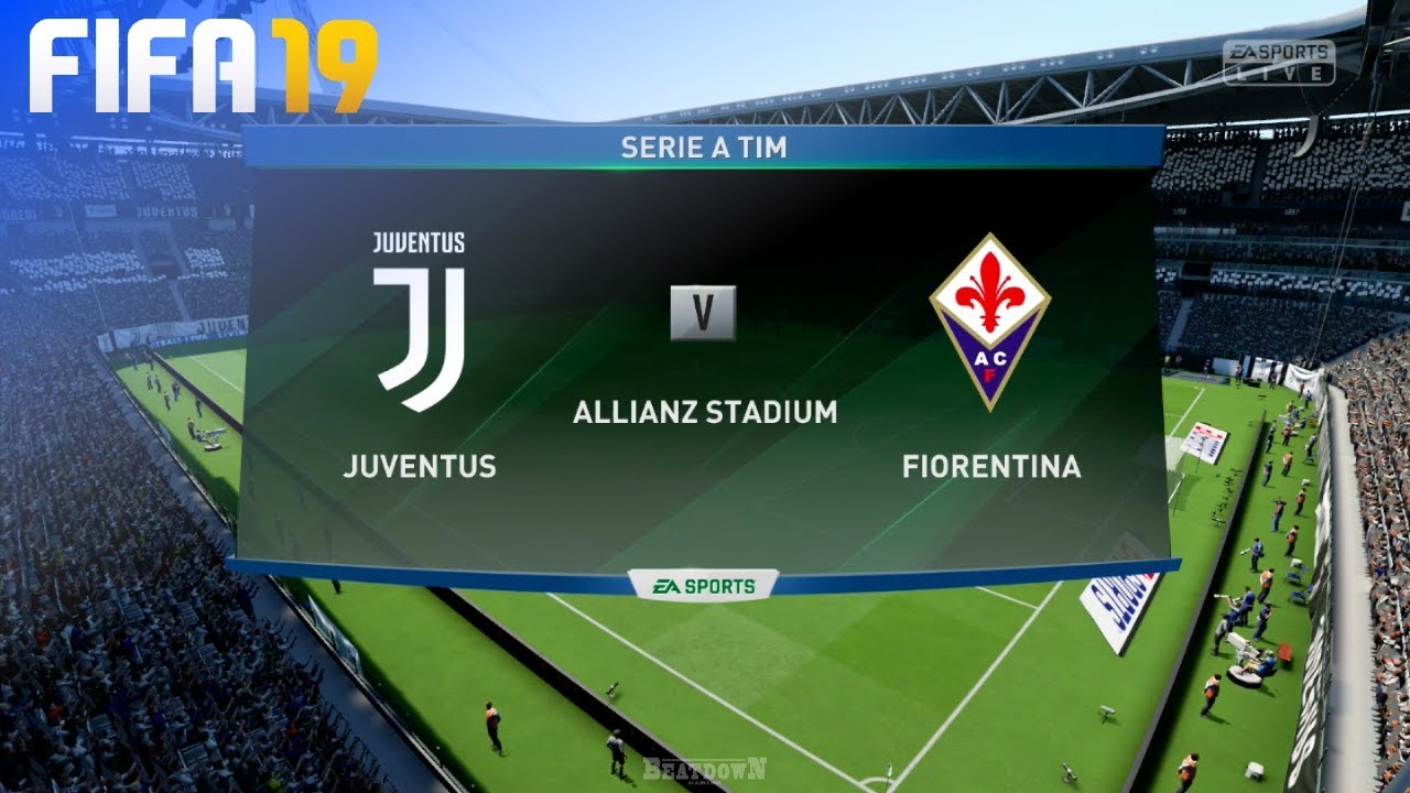 FIFA 19 - Juventus vs. Fiorentina @ Allianz Stadium
