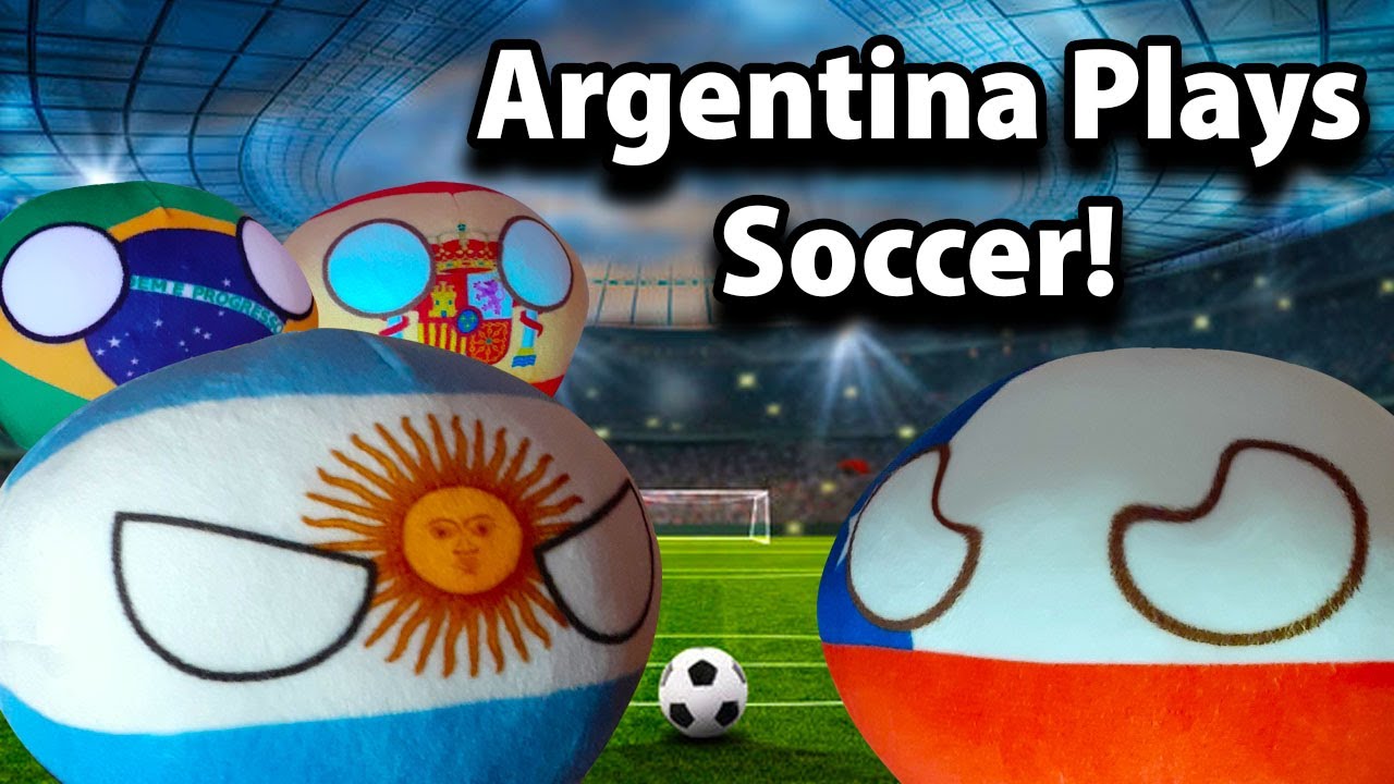 Countryballs Plush: Argentina Plays Soccer!