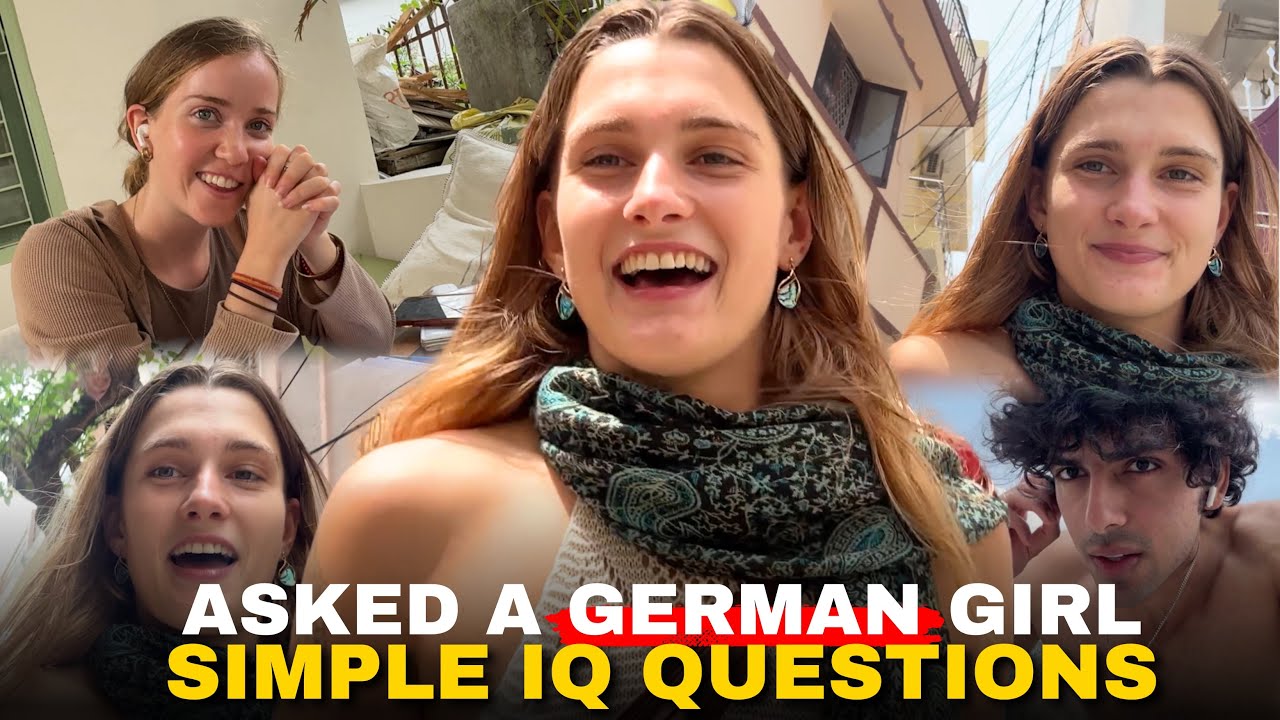 I Asked a German Girl Simple IQ Questions... Her Answers Shocked Me! 😱