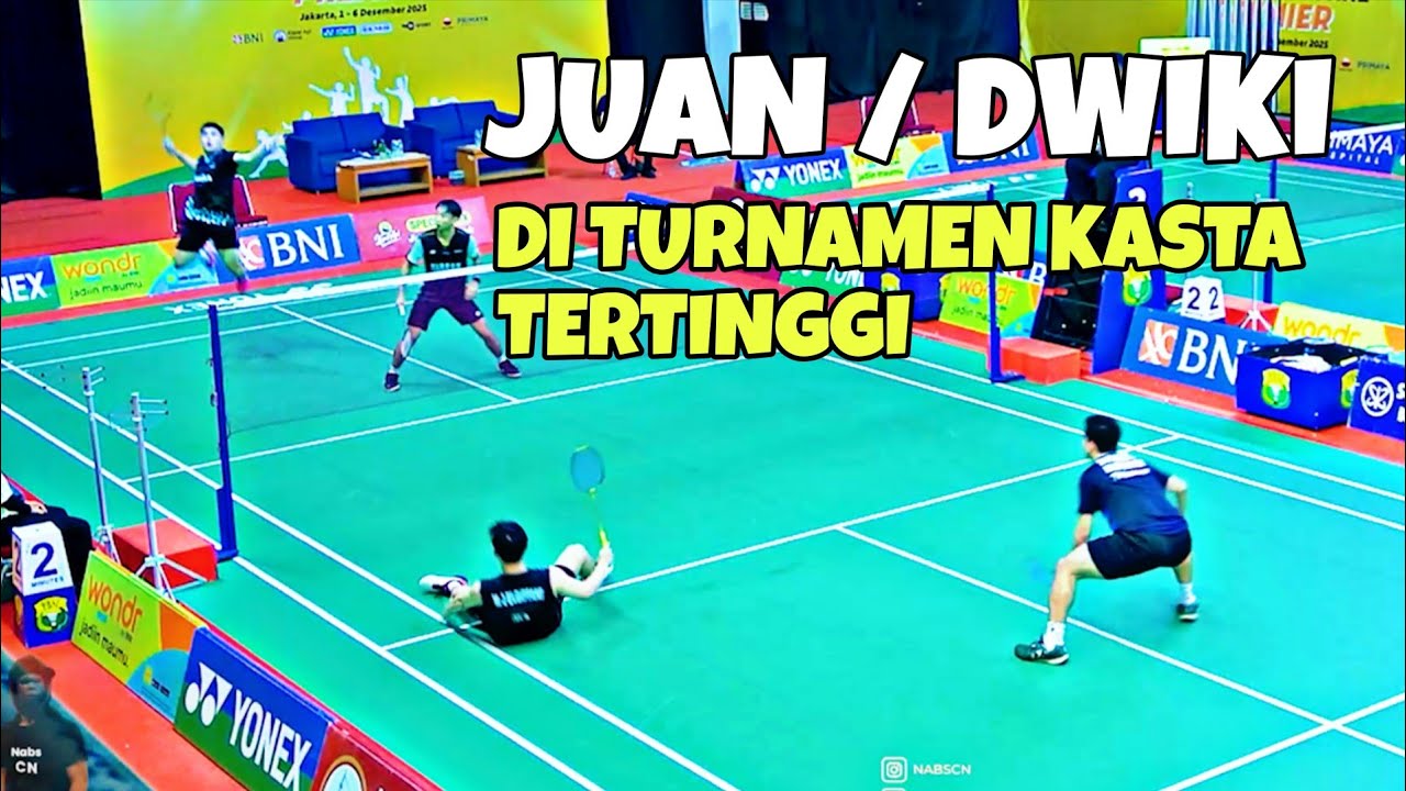 Pertarungan Penuh Drama JUAN / DWIKI di TURNAMEN SIRNAS Tertinggi INDONESIA