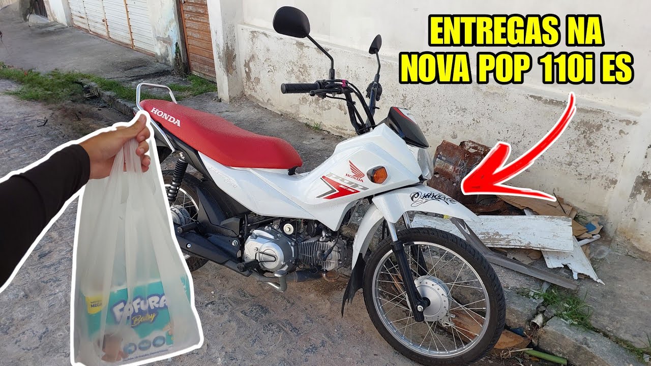 FAZENDO ENTREGAS NA NOVA POP 110i ES 2026 0KM ~ vale a pena? ~