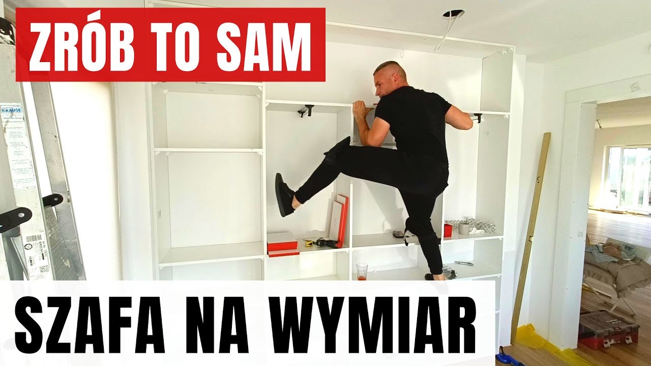 SZAFA na wymiar z gotowych element&oacute;w ✅📐🪚 Zobacz jak samemu skręcić 🪛 SZAFĘ NA WYMIAR