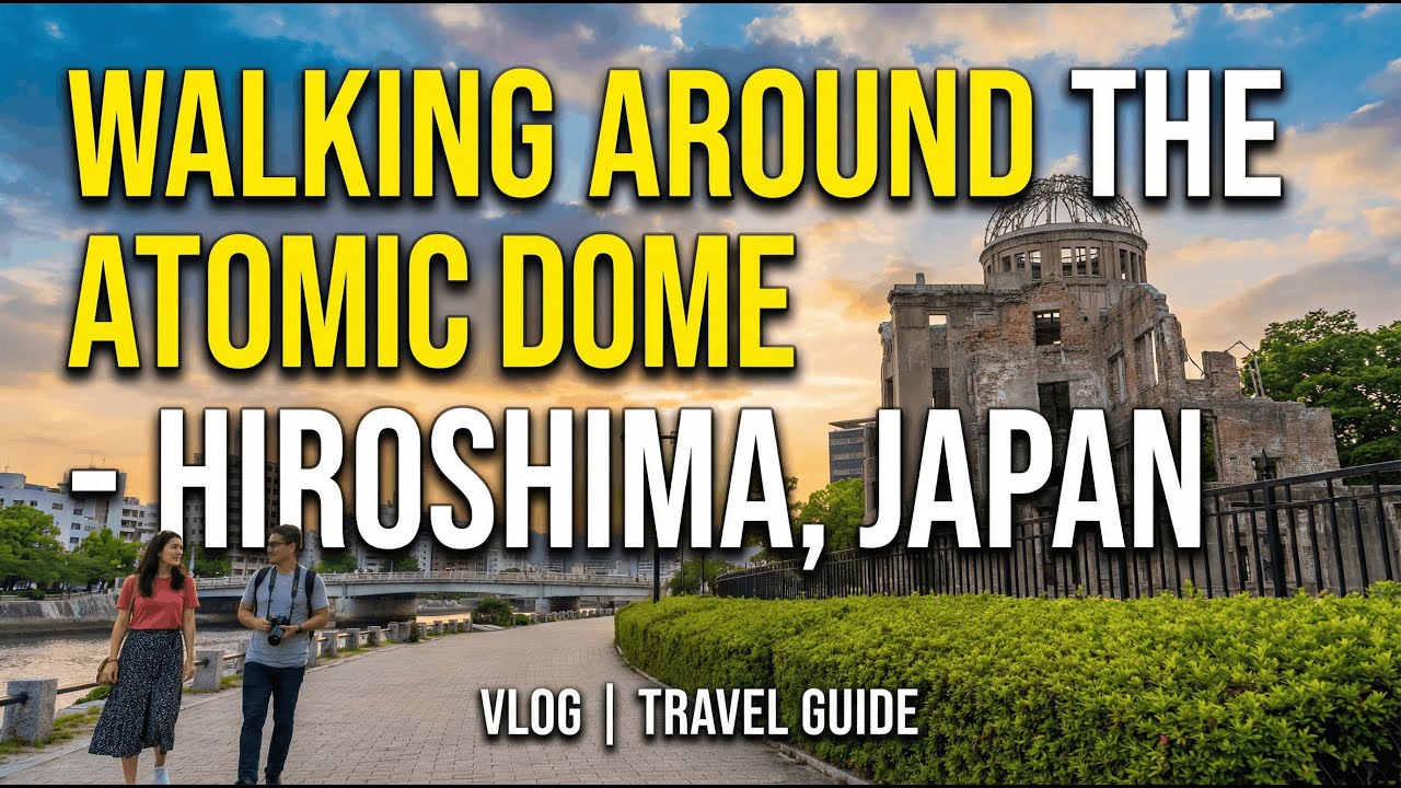 Walking Around The Atomic Dome - Hiroshima, Japan