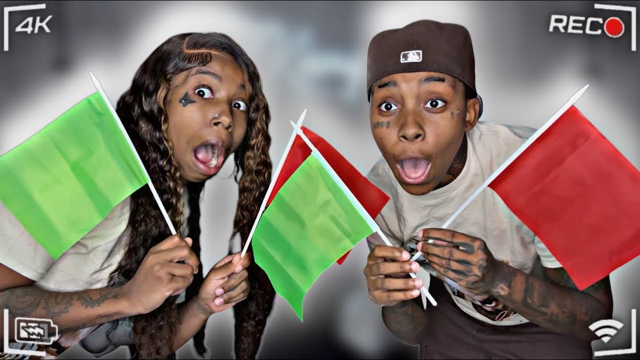 GREEN VS RED FLAG CHALLENGE WITH RKEMPIREE ❤️