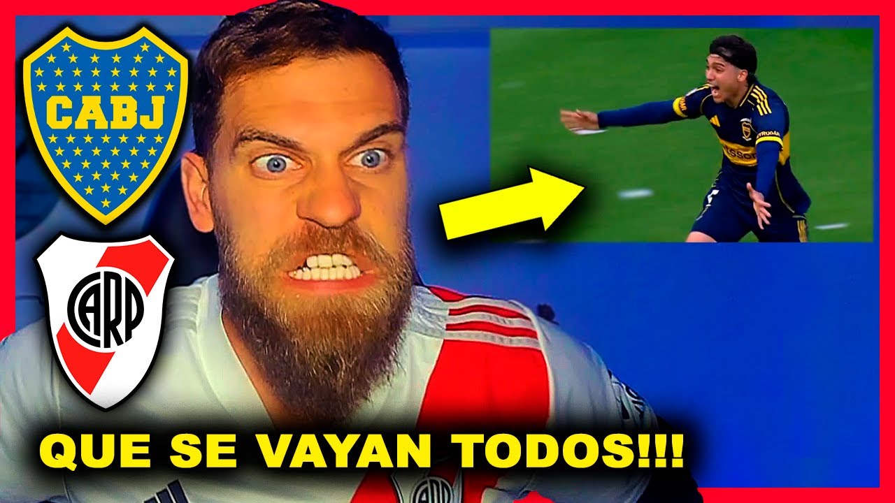 QUE PAPELÓN!!! 😡 BOCA 2 vs RIVER 0 | REACCION de HINCHA de RIVER | MARK MIRANDA