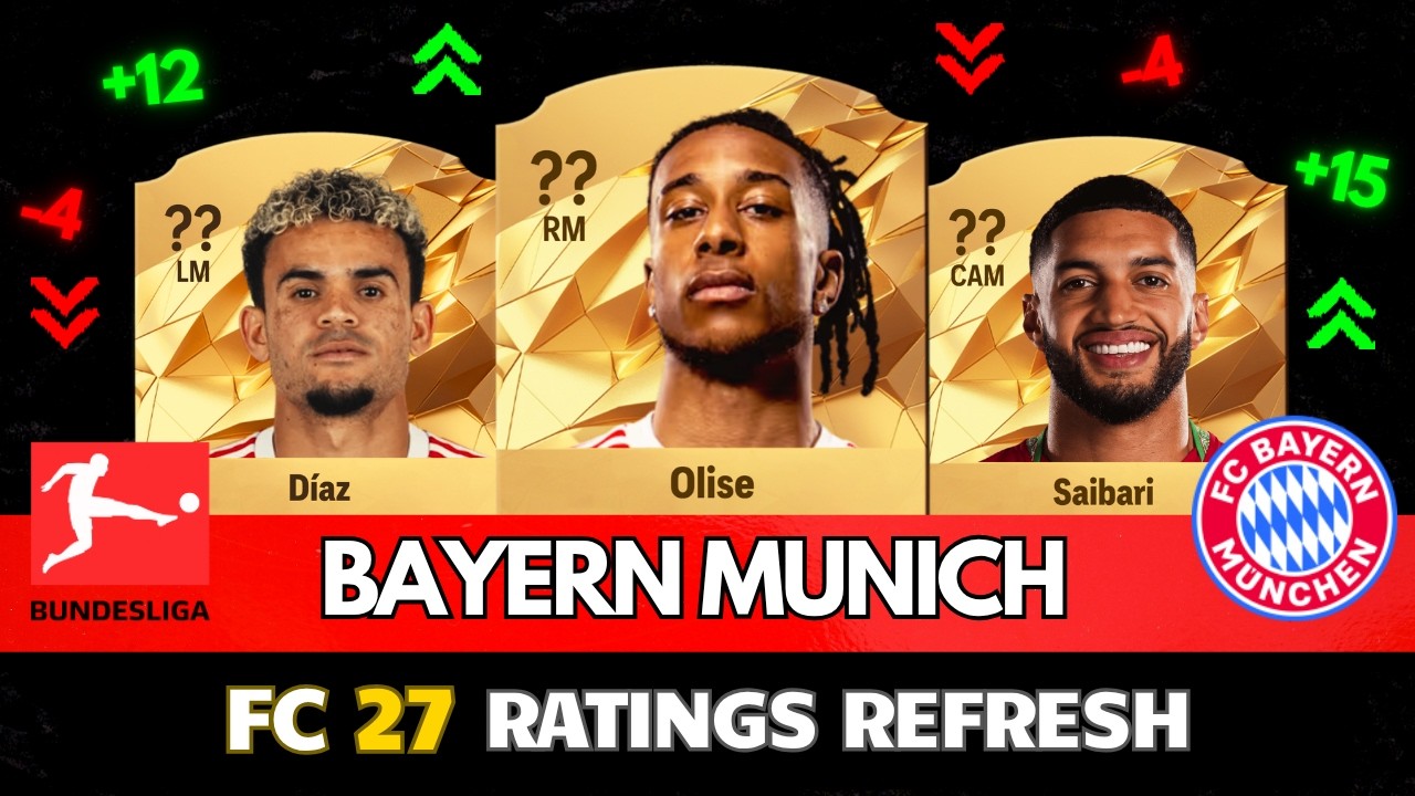 FIFA 27 | FC BAYERN PLAYER RATINGS IN FC 27! 😱🔥 ft. Kane, Olise, Diaz&hellip;