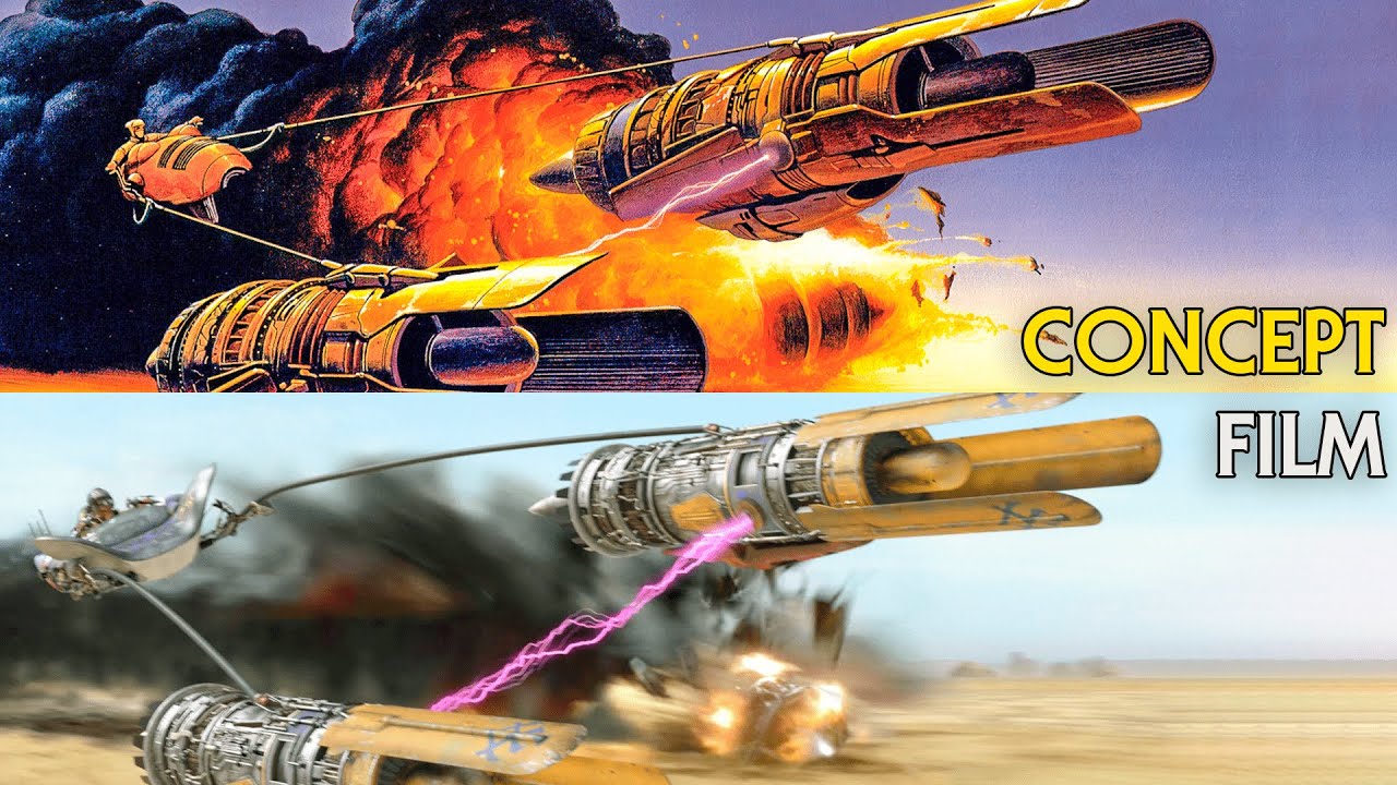 Star Wars: The Phantom Menace | Concept Art vs Film