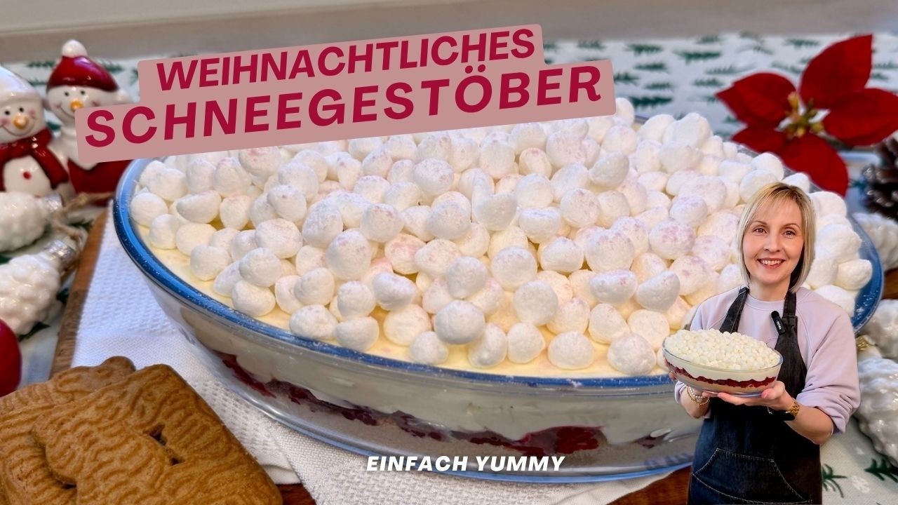 ✨ Weihnachtliches Schneegestöber ☃️ - Thermomix® TM5/TM6/TM7