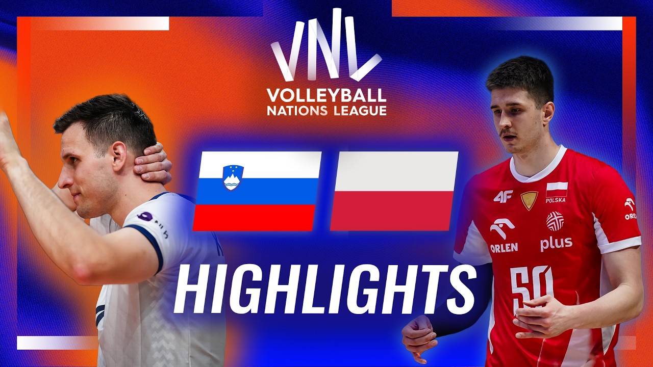 Slovenia🇸🇮 vs. Poland🇵🇱 - Highlights | Week 1 | Men's VNL 2026