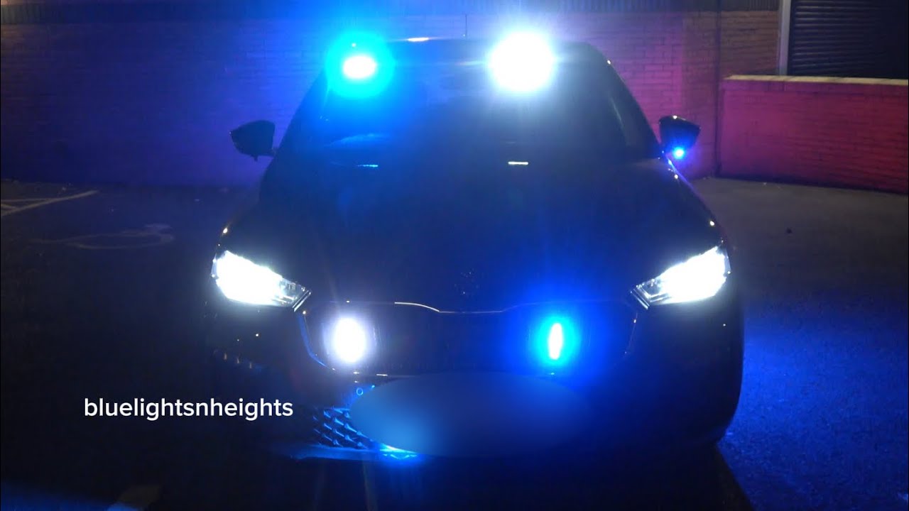 Merseyside Police Unmarked Skoda Scala Targeted Team Parked up Blue Light Demo at St Anne Street 