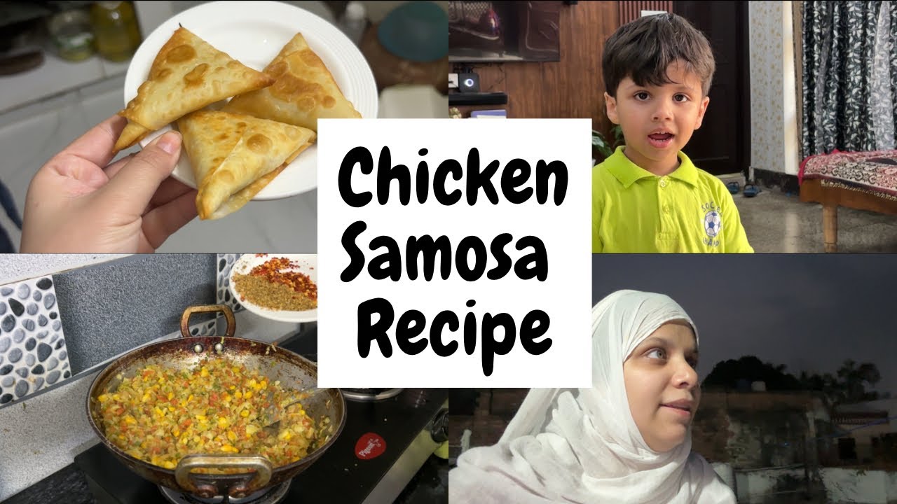 Chicken Samosa Recipe For Ramadan Chand nazar aaya #trending #food #dailyvlog #ramadan #ramadan2026