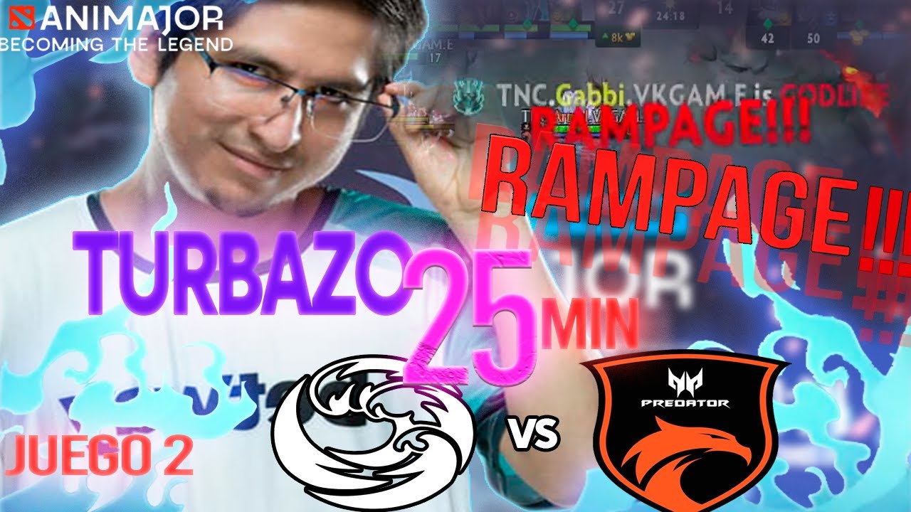 BEASTCOAST VS TNC | IMPARABLE TURBAZO CON RAMPAGE | ANIMAJOR | BO2 | JUEGO 2