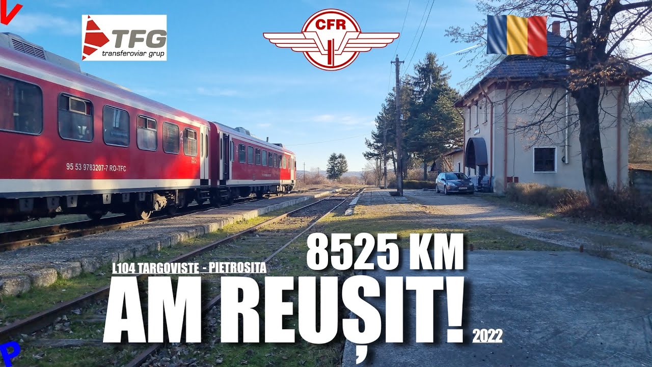 Targoviste-Pietrosita cu trenul inseamna 100% retea CFR | Povestea merge mai departe