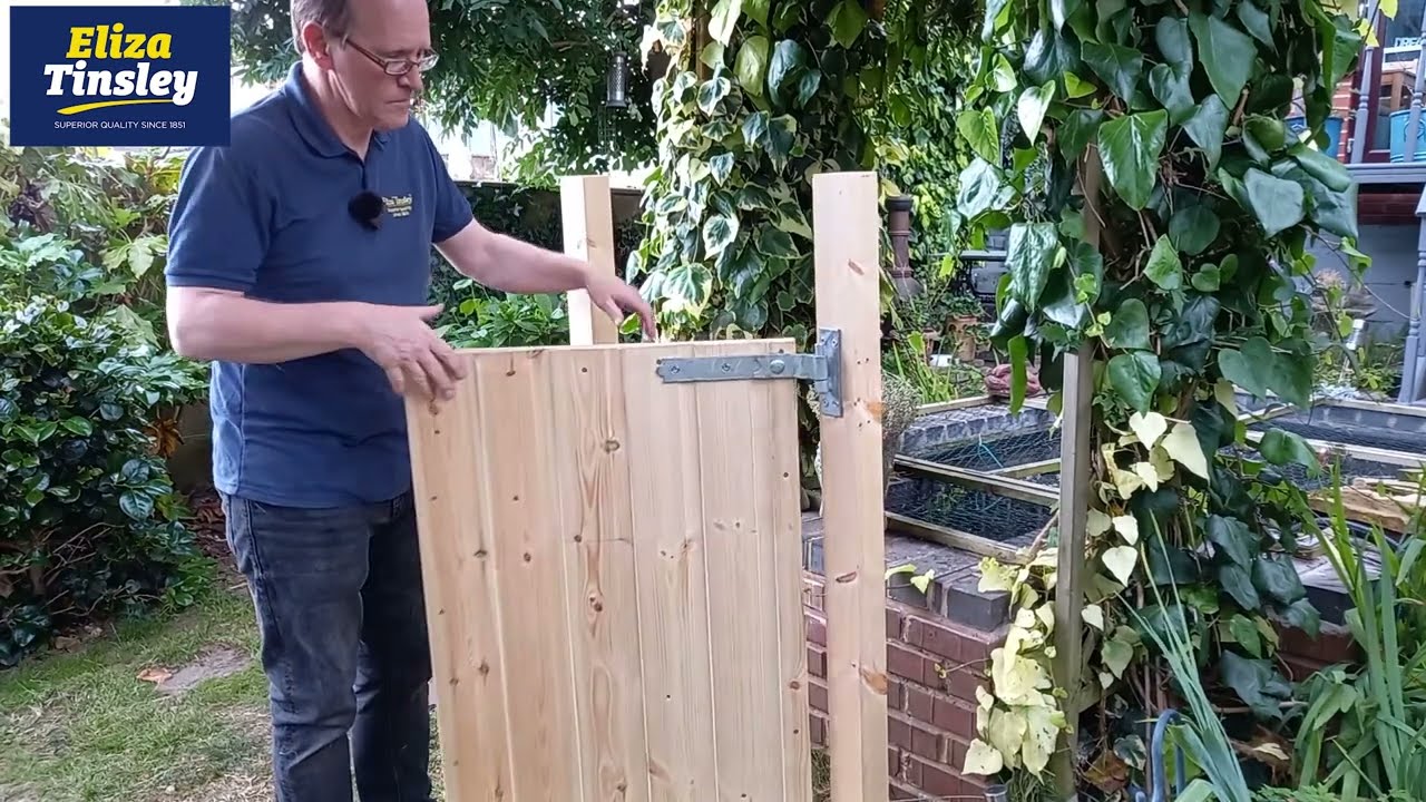 How To Fit Hook and Band Hinges to a Domestic Gate