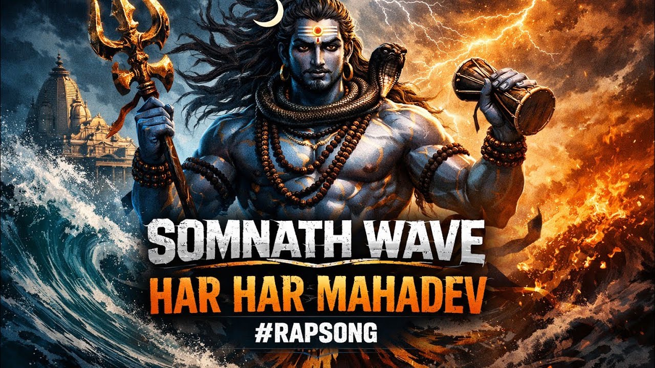 SOMNATH WAVE - HAR HAR MAHADEV #RAPSONG on सोमनाथ मंदिर #महादेव Aadi Anant Bhakti 