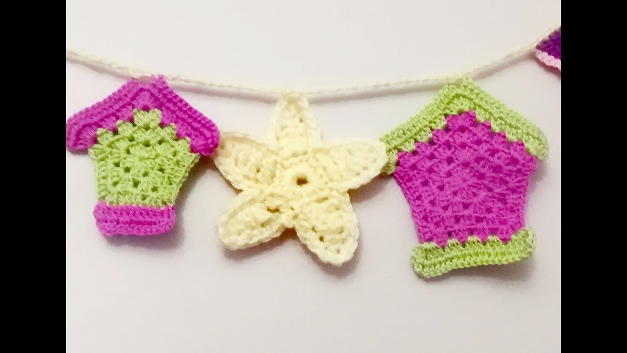 #كروشيه #crochet : نجمة كروشيه سهلة للمبتدئات