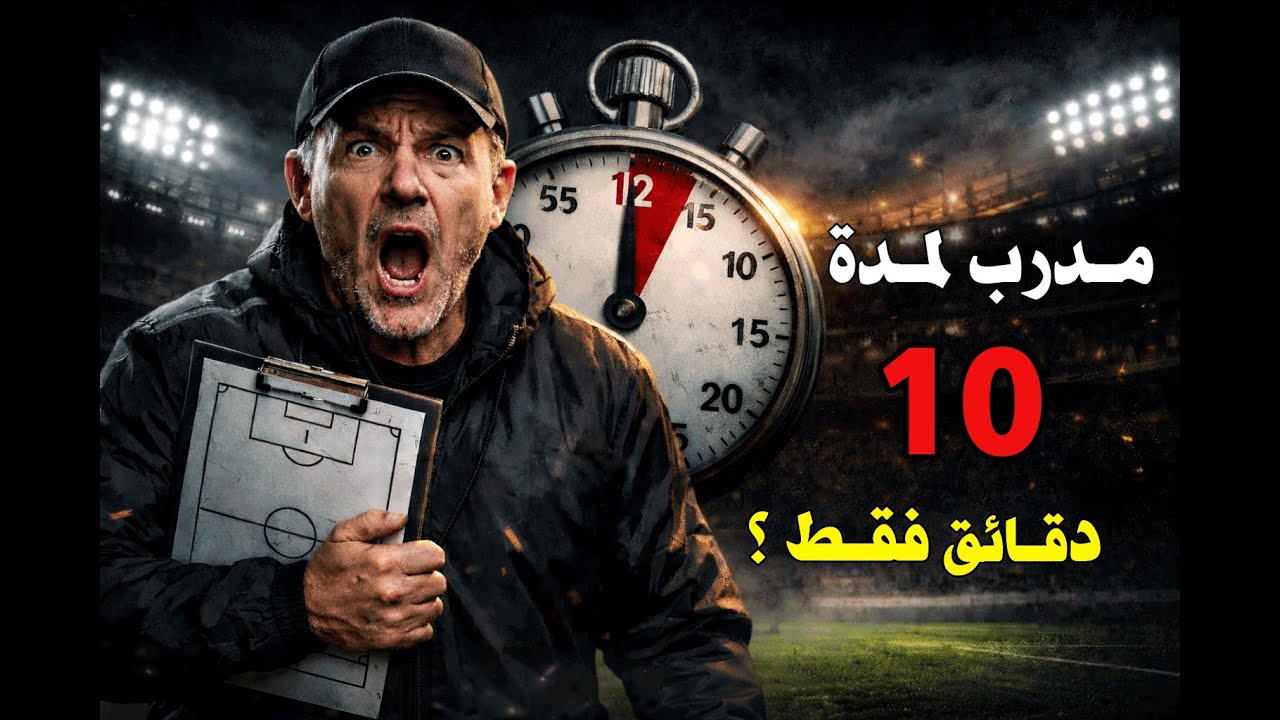 قصة المدرب الذي استمر 10 دقائق فقط  !!!!!!