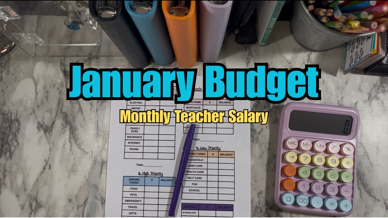 Budget With Me January 2026 | Monthly Budget | Monthly Salary