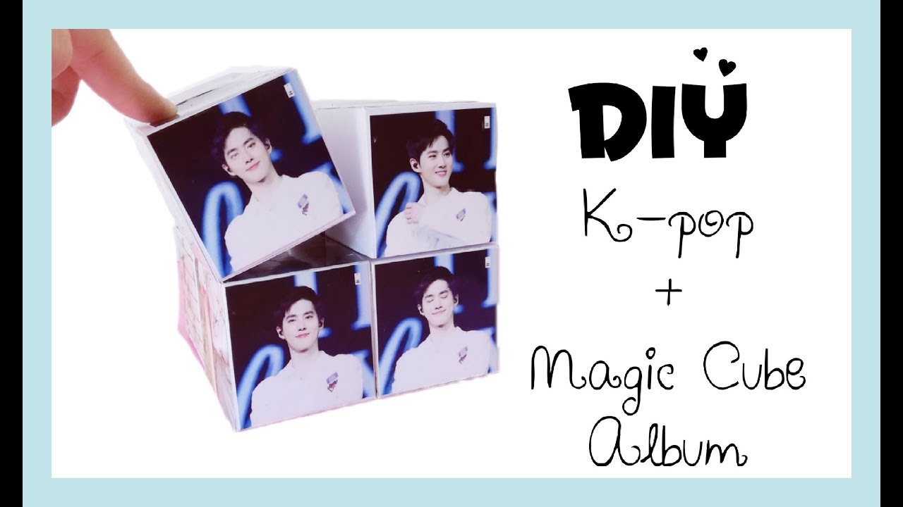 DIY _ Kpop with Magic Cube album _ Happy Birthday to EXO Suho