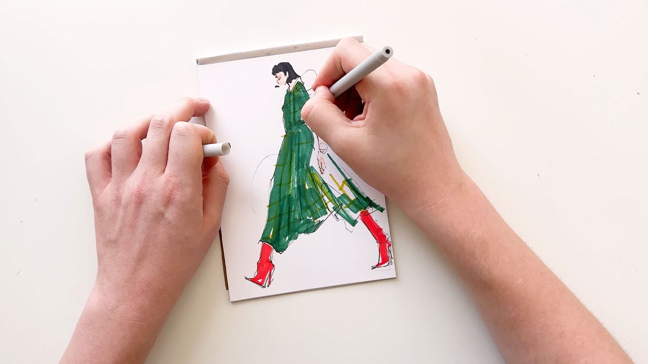 Why Live Illustration is ESSENTIAL for Fashion Illustrators