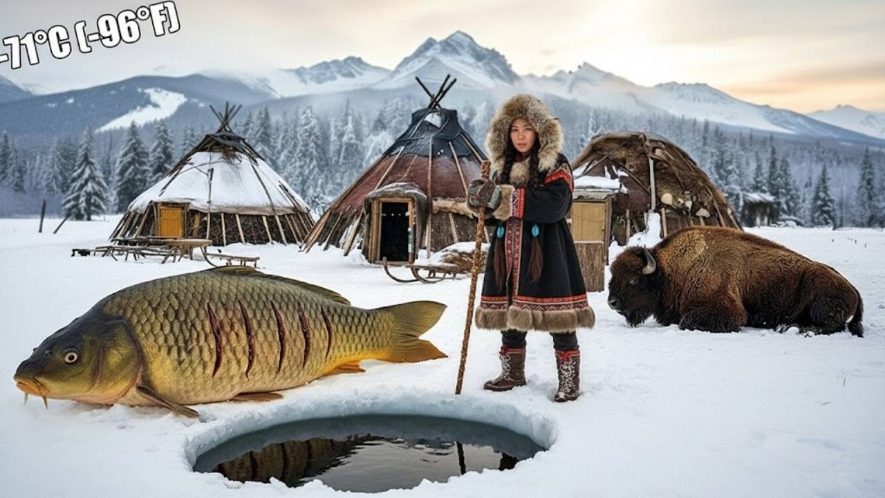7000 кг мяса и рыбы в −71°C Якутии | Экстремальное выживание и кормление целой деревни