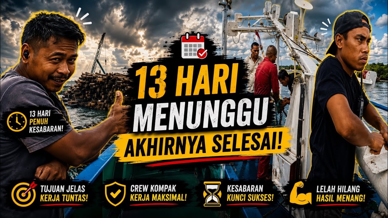 13 Hari Menunggu Tongkang Akhirnya Selesai Muat Tujuan Semarang