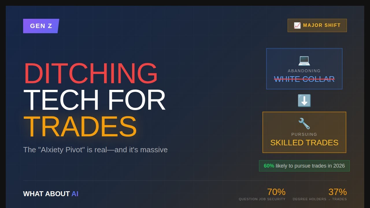 Why 60% of Gen Z Will Pursue Blue-Collar Work in 2026