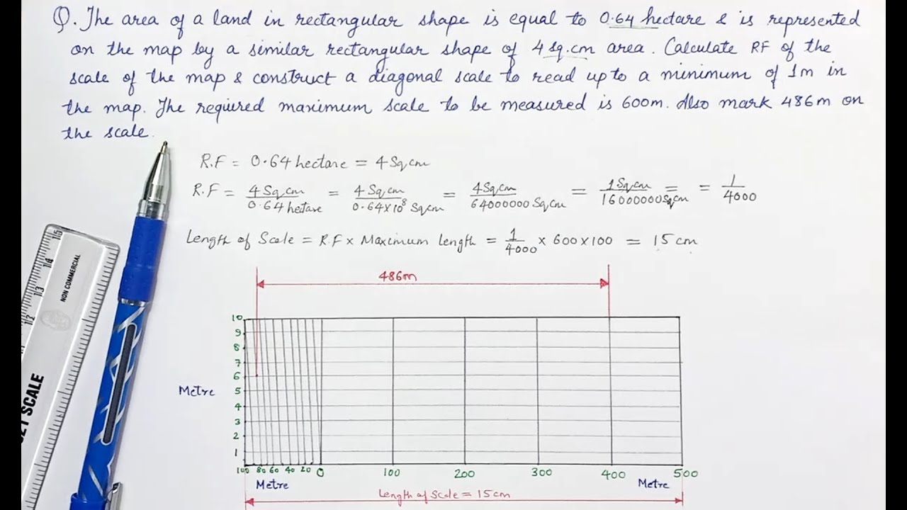 Diagonal Scale | Scales | Practice Questions | Engineering Graphics | Engineering Drawing