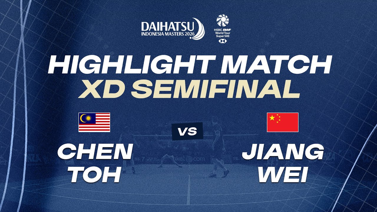 Indonesia Masters 2026 | XD SF | CHEN / TOH (MAS) [3] vs JIANG / WEI (CHN) [2]