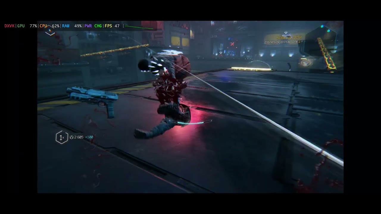 Ghost Runner 2 1280x720p Medium settings (40-60fps) 