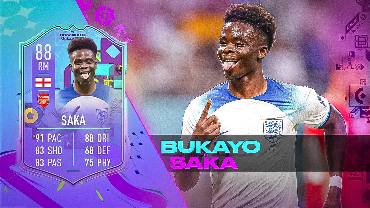 ENGLANDS STARBOY! 😍 88 WORLD CUP PHENOMS SAKA PLAYER REVIEW - FIFA 23 ULTIMATE TEAM