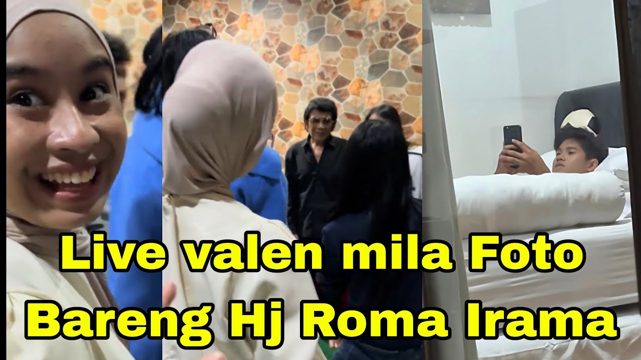 LIVE VALEN MILA FOTO BARENG HJ ROMA IRAMA, LANGSUNG PULANG KE APARTEMEN