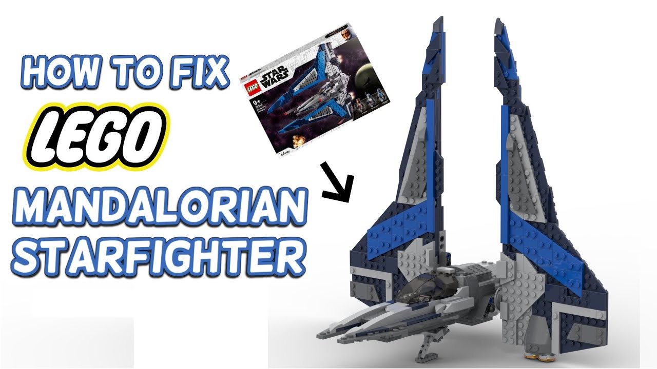 How to FIX the Lego 2021 Mandalorian Starfighter! (+ Tutorial)