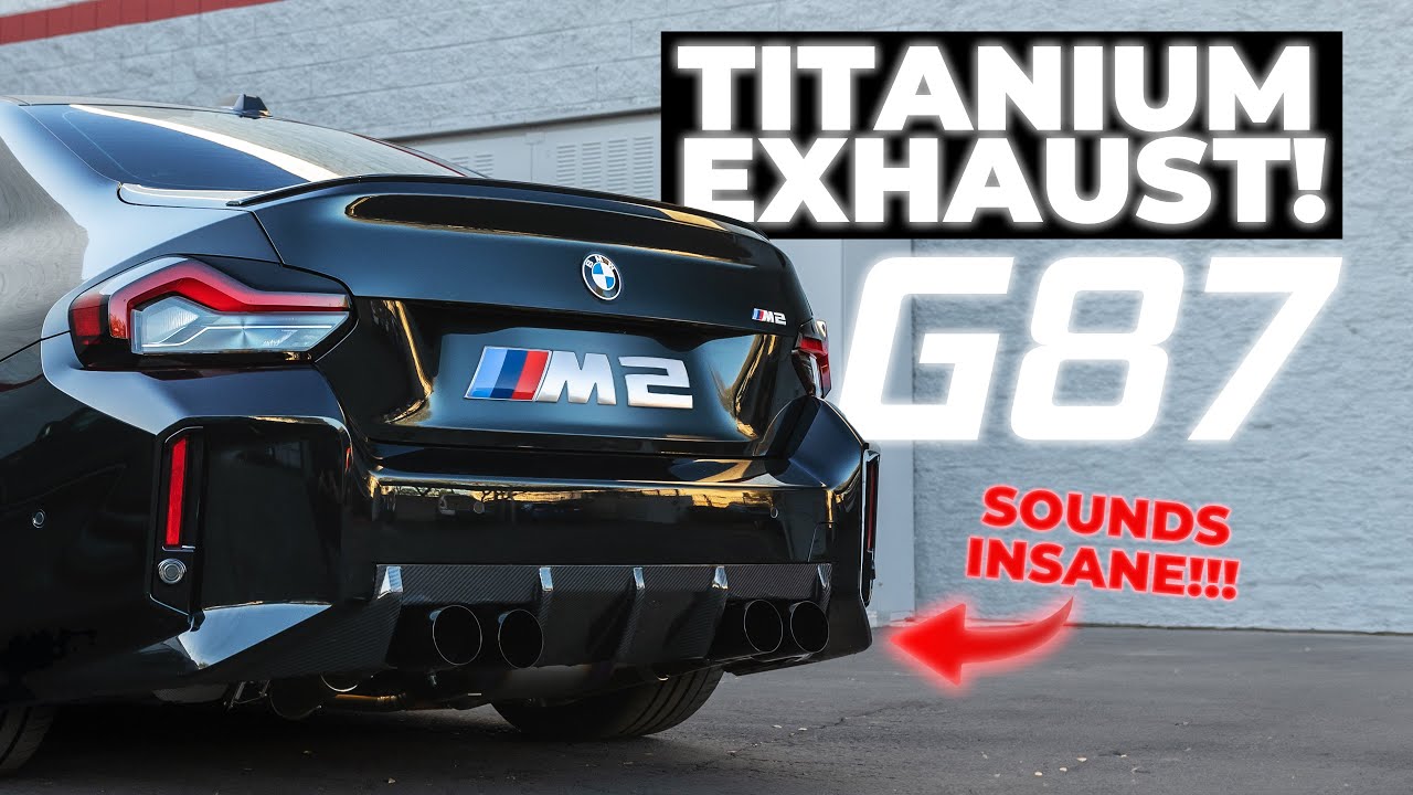 BMW M2 G87 + TITANIUM Equal Length Exhaust!
