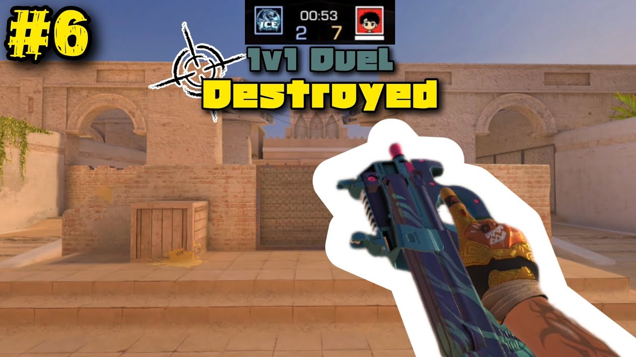 1 v 1 Duel Match #6 | I destroyed my opponent 8 - 2. Few insane reaction.