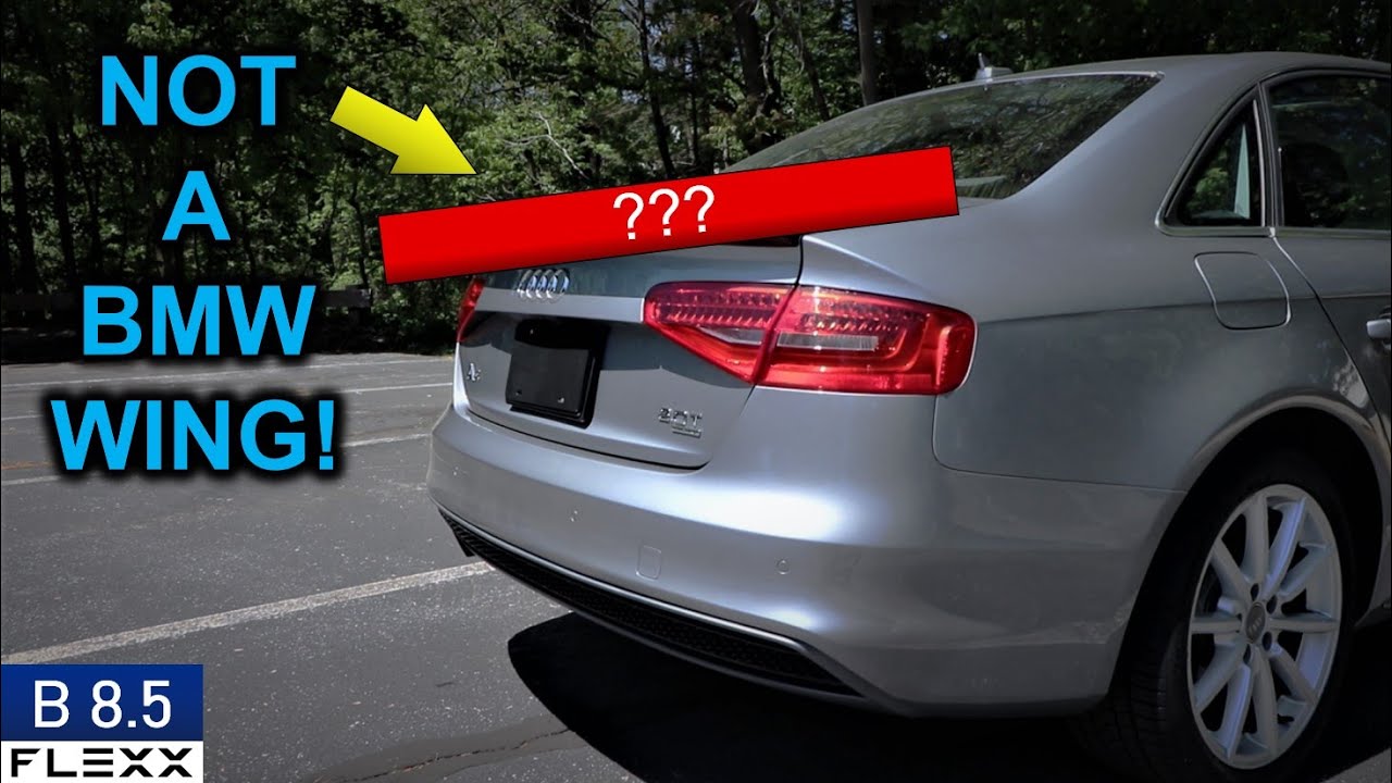 Агрессивное карбоновое крыло, которое редко можно увидеть на Audi A4 B8.5 (2013-2016)
