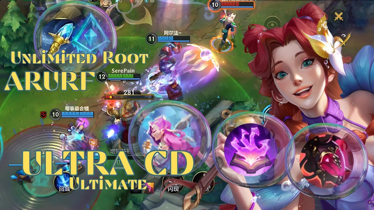 Seraphine Summer Party Gameplay | ARURF | New Item Build | League of Legends: Wild Rift